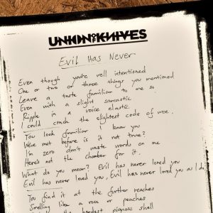 Hand Written Lyrics